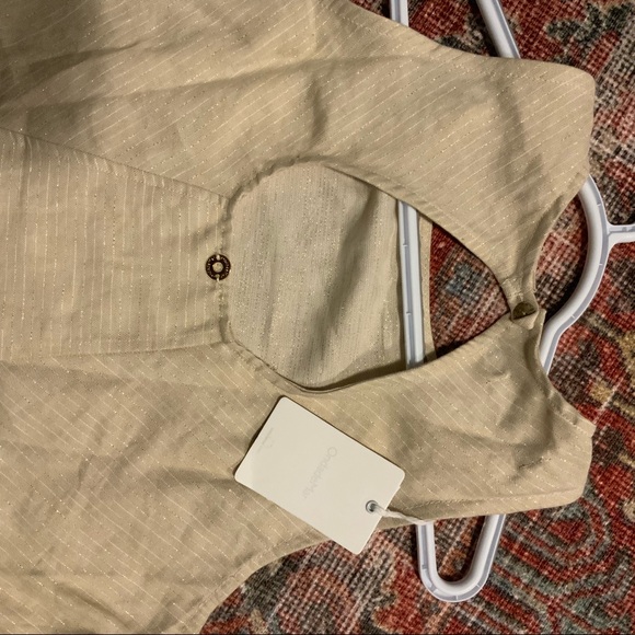 BRAND NWT LINEN SHORT DRESS BY ONDADEMAR SIZE L - Picture 8 of 12